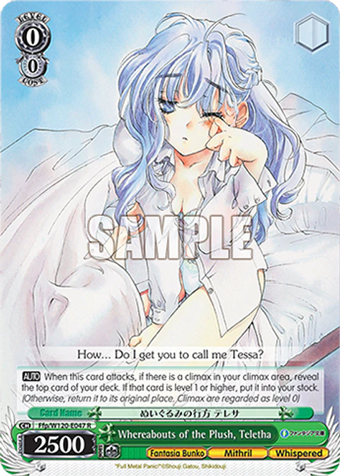 Whereabouts of the Plush, Teletha - Ffp/W120-E047 - R