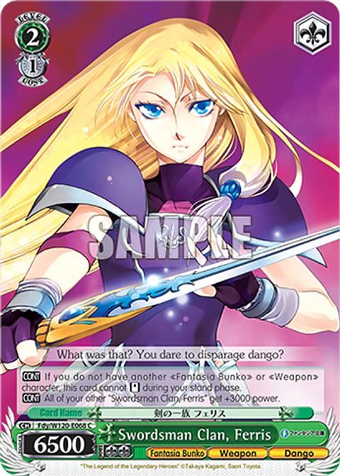 Swordsman Clan, Ferris - Fdy/W120-E068 - C