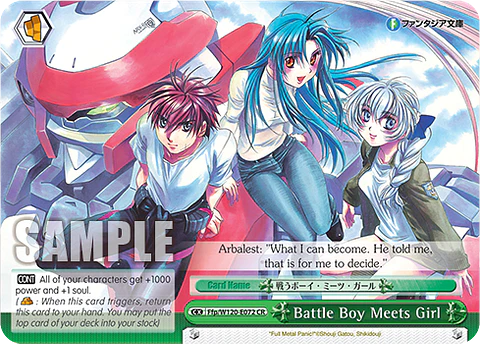 Battle Boy Meets Girl - Ffp/W120-E072 - CR