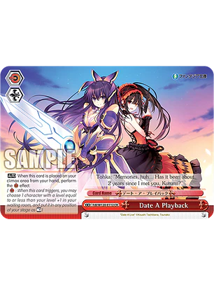 Date A Playback - Fdl/W120-E112 - CR