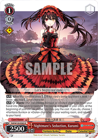 Nightmare's Seduction, Kurumi - Fdl/W120-E083 - R 1