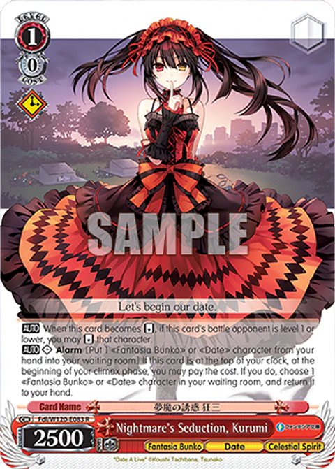 Nightmare's Seduction, Kurumi - Fdl/W120-E083 - R