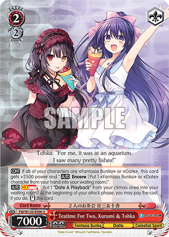 Teatime For Two, Kurumi & Tohka - Fdl/W120-E096 - U 1