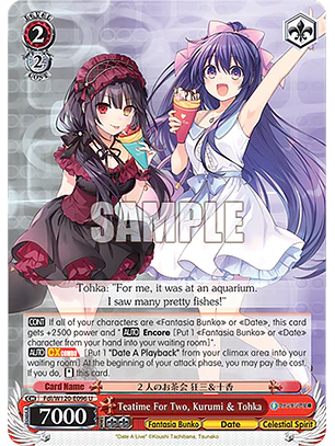 Teatime For Two, Kurumi & Tohka - Fdl/W120-E096 - U