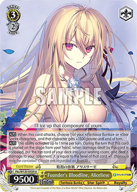 Founder's Bloodline, Aliceliese - Fks/W120-E020 - U