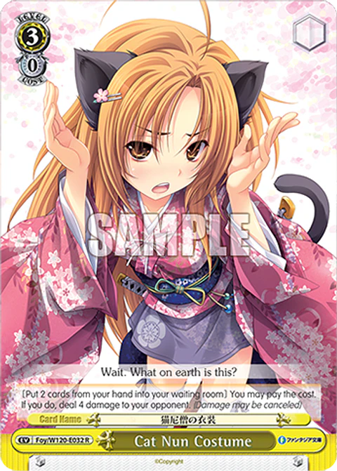 Cat Nun Costume - Foy/W120-E032 - R