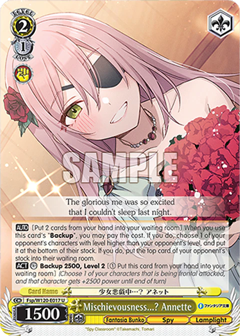 Mischievousness...? Annette - Fsp/W120-E017 - U