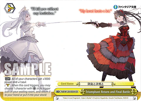 Triumphant Return and Final Battle - Fdl/W120-E034 - CR