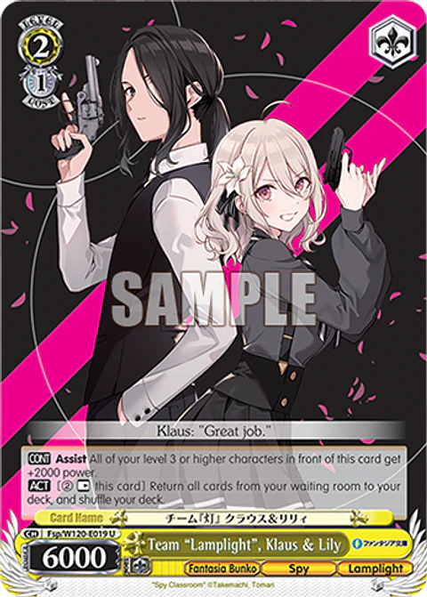 Team "Lamplight", Klaus & Lily - Fsp/W120-E019 - U