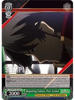Reporting Failure, Perv Asshat (SR) - EIS/SX07-001S - SUPER RARE