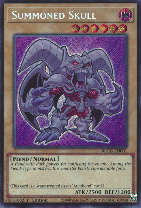 Summoned Skull - BLGG-EN001 - Secret Rare 1