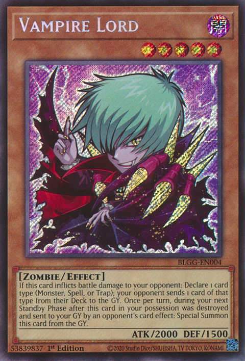 Vampire Lord - BLGG-EN004 - Secret Rare