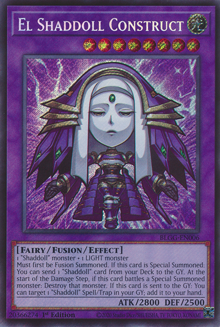 El Shaddoll Construct - BLGG-EN006 - Secret Rare 1