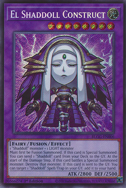 El Shaddoll Construct - BLGG-EN006 - Secret Rare