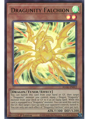 Dragunity Falchion - BLGG-EN012 - Ultra Rare