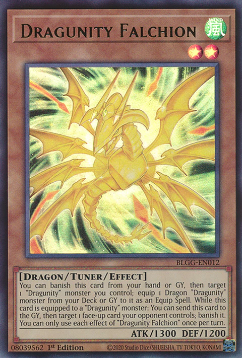 Dragunity Falchion - BLGG-EN012 - Ultra Rare
