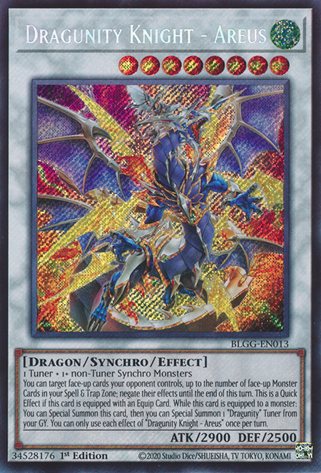 Dragunity Knight - Areus - BLGG-EN013 - Secret Rare 1
