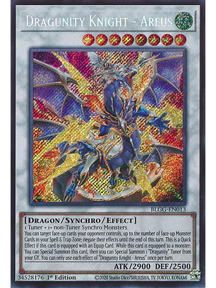 Dragunity Knight - Areus - BLGG-EN013 - Secret Rare