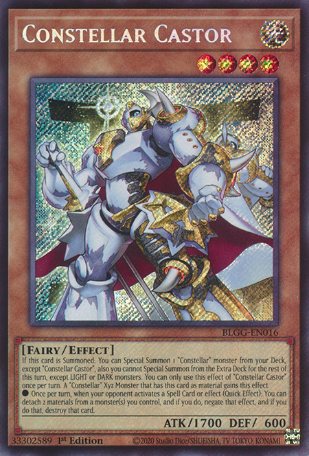 Constellar Castor - BLGG-EN016 - Secret Rare 1