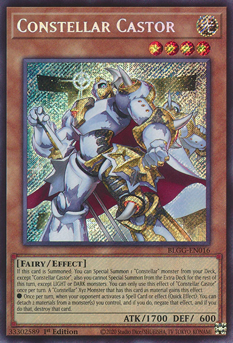 Constellar Castor - BLGG-EN016 - Secret Rare
