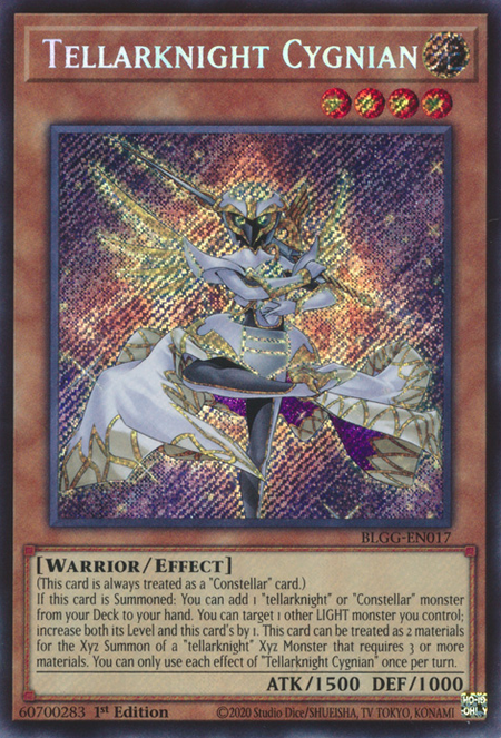 Tellarknight Cygnian - BLGG-EN017 - Secret Rare 1