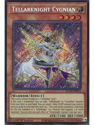Tellarknight Cygnian - BLGG-EN017 - Secret Rare