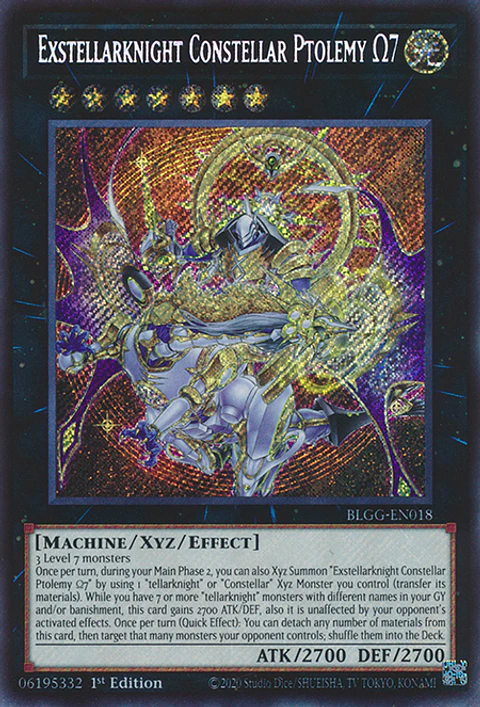 Exstellarknight Constellar Ptolemy Omega 7 - BLGG-EN018 - Secret Rare