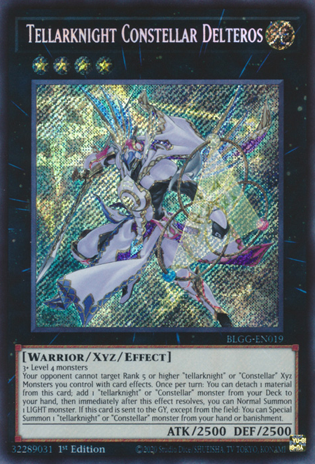 Tellarknight Constellar Delteros - BLGG-EN019 - Secret Rare 1
