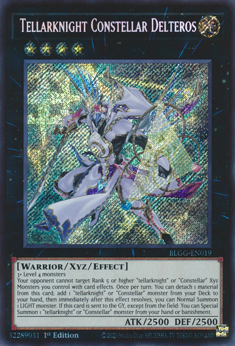 Tellarknight Constellar Delteros - BLGG-EN019 - Secret Rare