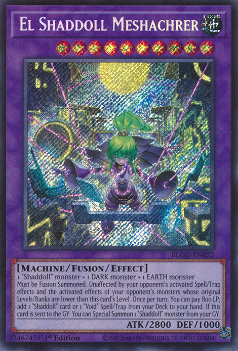El Shaddoll Meshachrer - BLGG-EN022 - Secret Rare 1