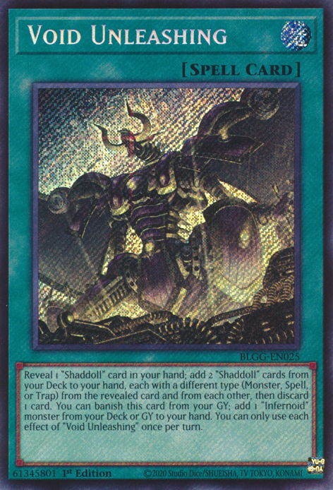 Void Unleashing - BLGG-EN025 - Secret Rare 1