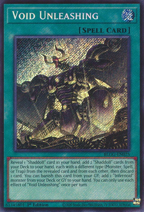 Void Unleashing - BLGG-EN025 - Secret Rare
