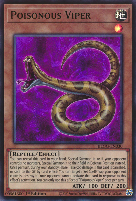 Poisonous Viper - BLGG-EN030 - Ultra Rare 1