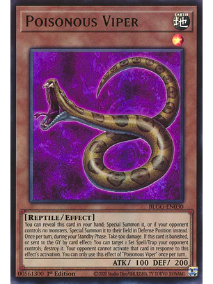 Poisonous Viper - BLGG-EN030 - Ultra Rare