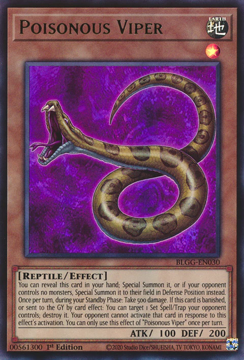 Poisonous Viper - BLGG-EN030 - Ultra Rare