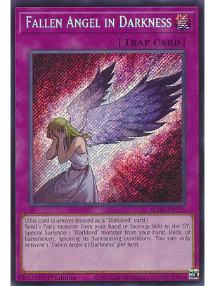 Fallen Angel in Darkness - BLGG-EN031 - Secret Rare