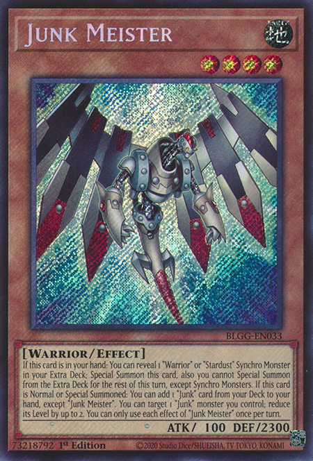 Junk Meister - BLGG-EN033 - Secret Rare 1