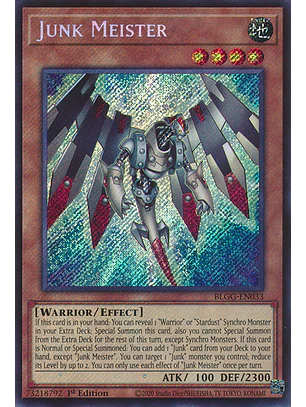 Junk Meister - BLGG-EN033 - Secret Rare