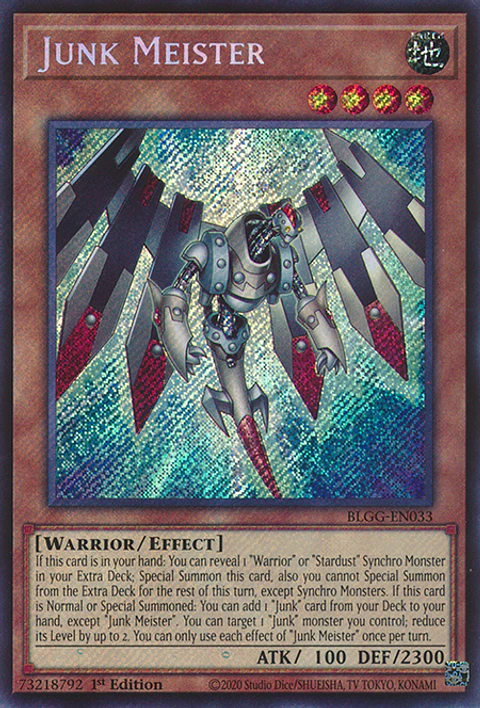 Junk Meister - BLGG-EN033 - Secret Rare