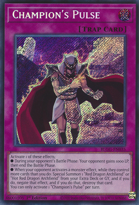 Champion's Pulse - BLGG-EN035 - Secret Rare 1