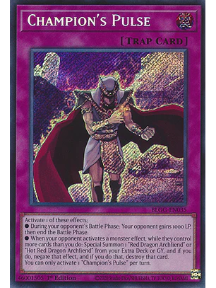 Champion's Pulse - BLGG-EN035 - Secret Rare