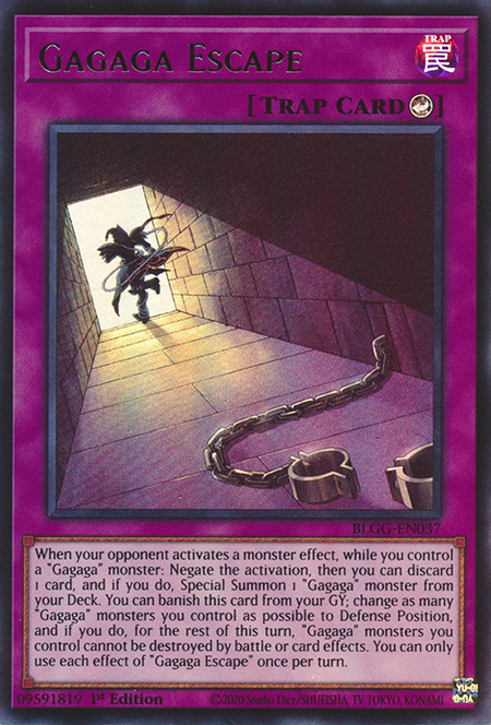 Gagaga Escape - BLGG-EN037 - Ultra Rare 1