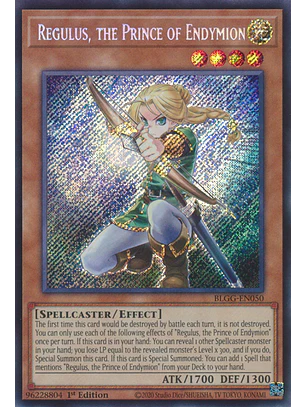 Regulus, the Prince of Endymion - BLGG-EN050 - Secret Rare
