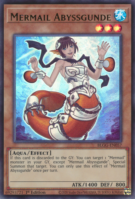 Mermail Abyssgunde - BLGG-EN057 - Ultra Rare 1