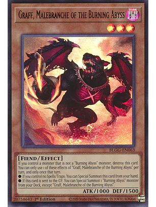 Graff, Malebranche of the Burning Abyss - BLGG-EN063 - Ultra Rare