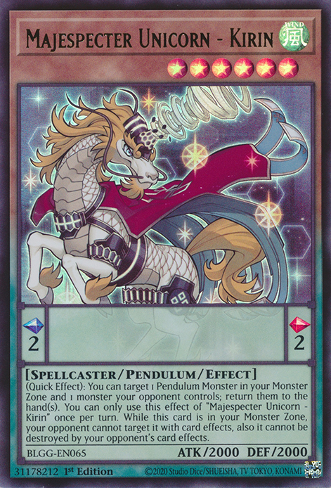 Majespecter Unicorn - Kirin - BLGG-EN065 - Ultra Rare 1