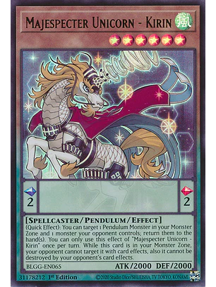 Majespecter Unicorn - Kirin - BLGG-EN065 - Ultra Rare