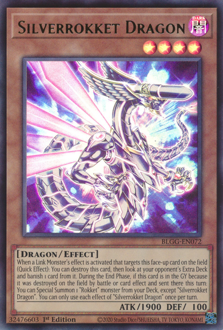 Silverrokket Dragon - BLGG-EN072 - Ultra Rare 1