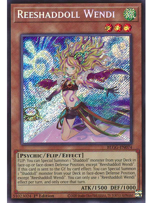 Reeshaddoll Wendi - BLGG-EN074 - Secret Rare