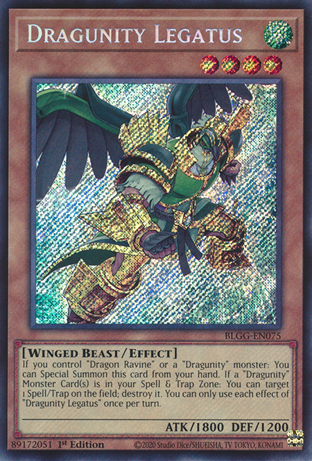 Dragunity Legatus - BLGG-EN075 - Secret Rare 1
